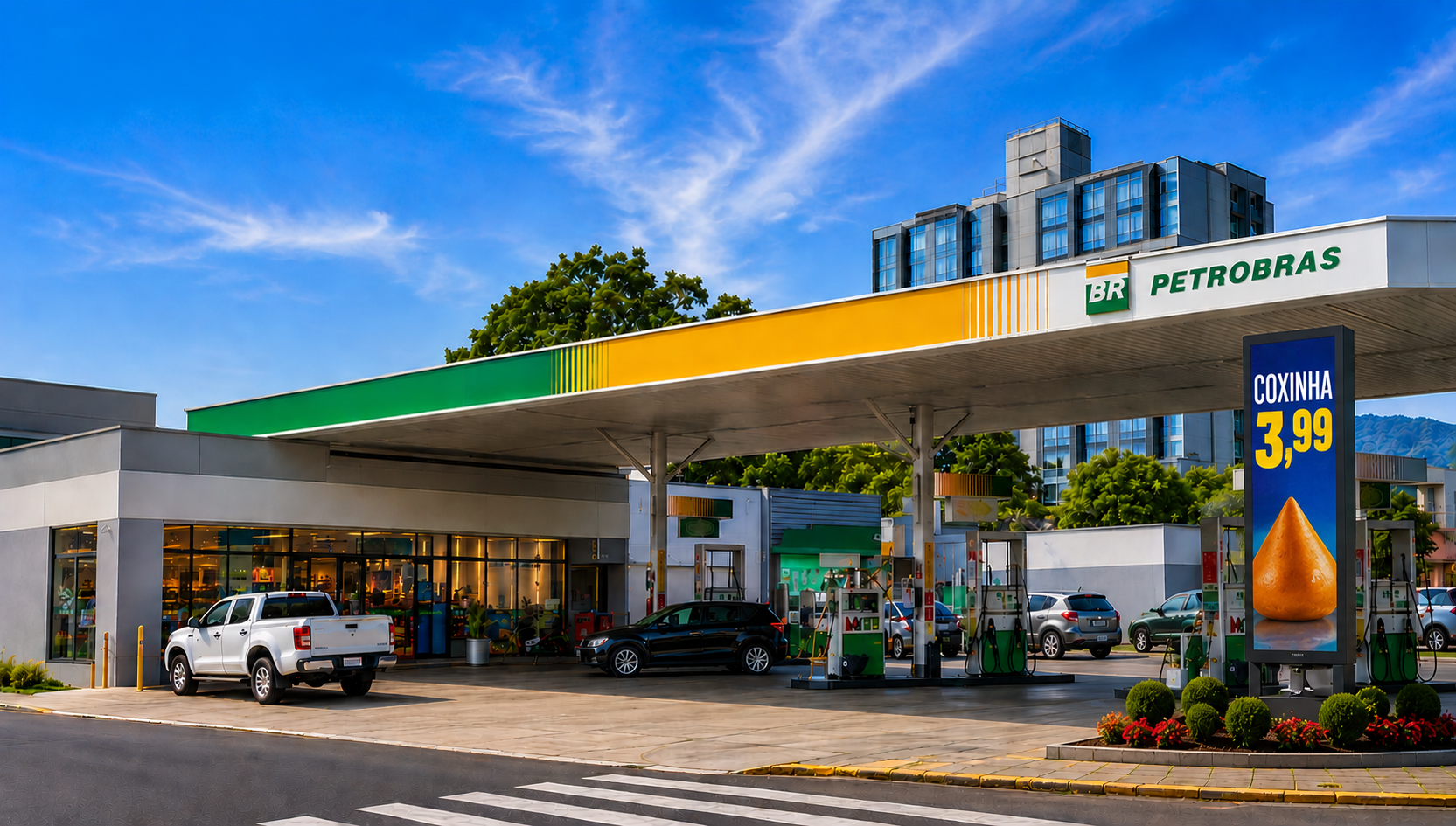 Fachada do Posto Cidade